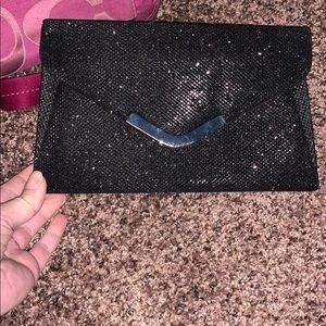 Brand new black evening clutch